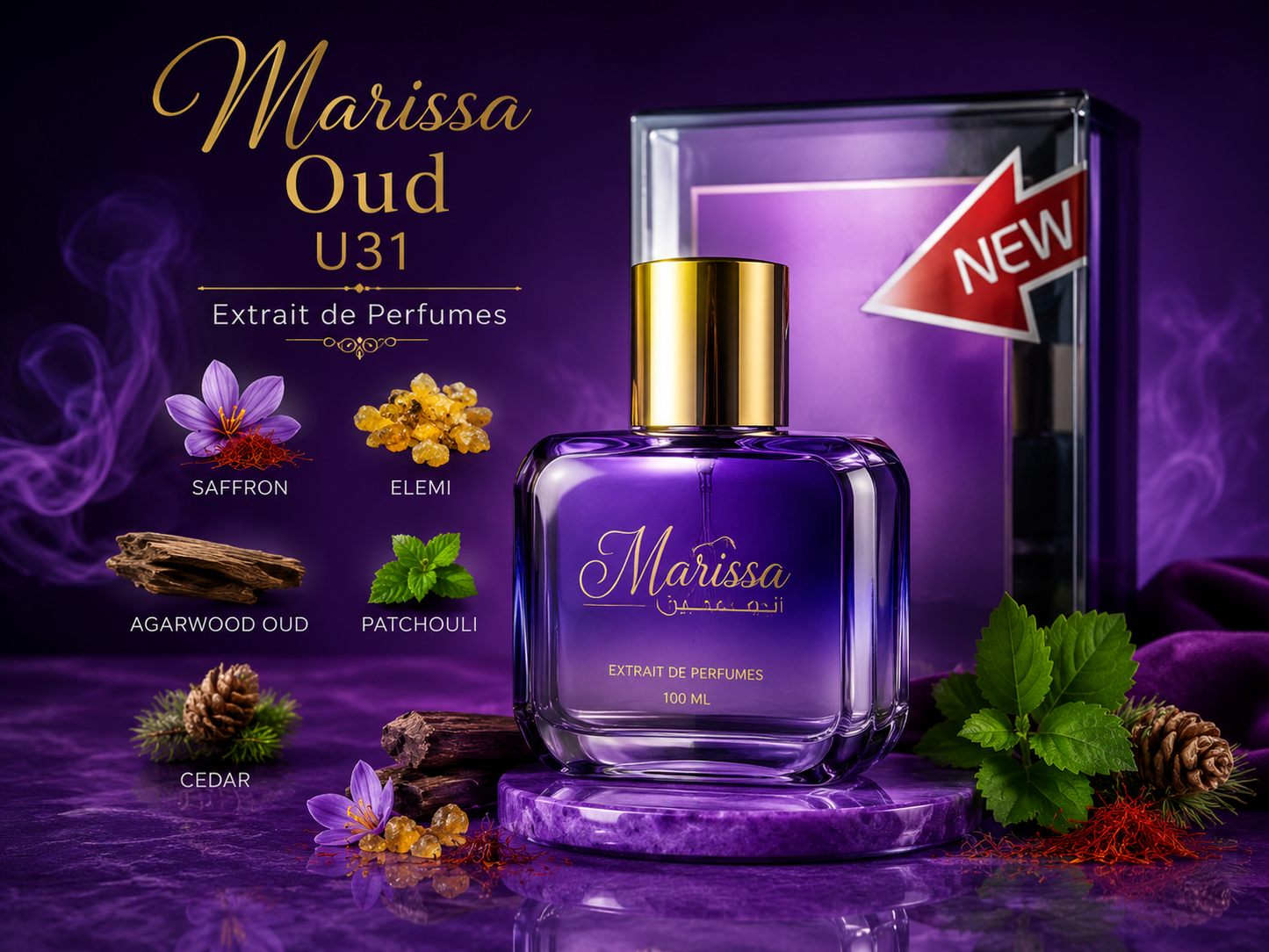 Marissa Oud U31 – Extrait de Perfumes